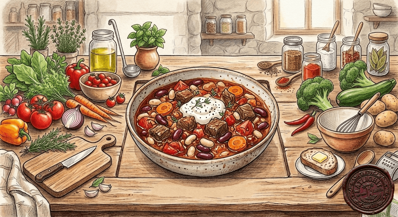 Hearty Beef and Bean Stew