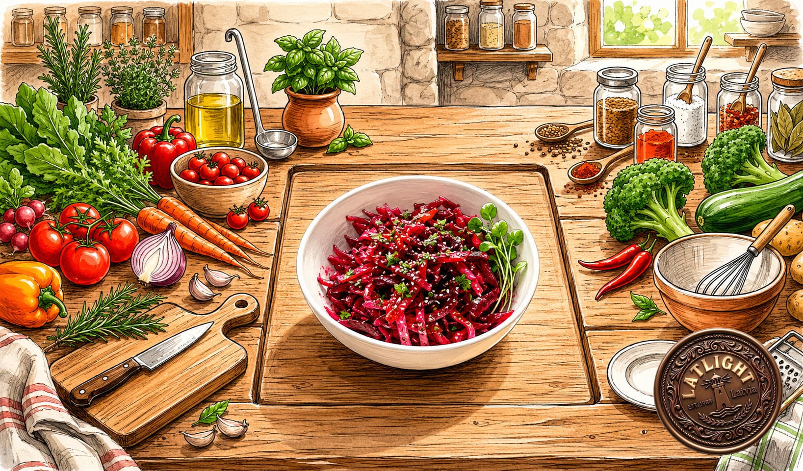 Marinated Beetroot and Cabbage Salad