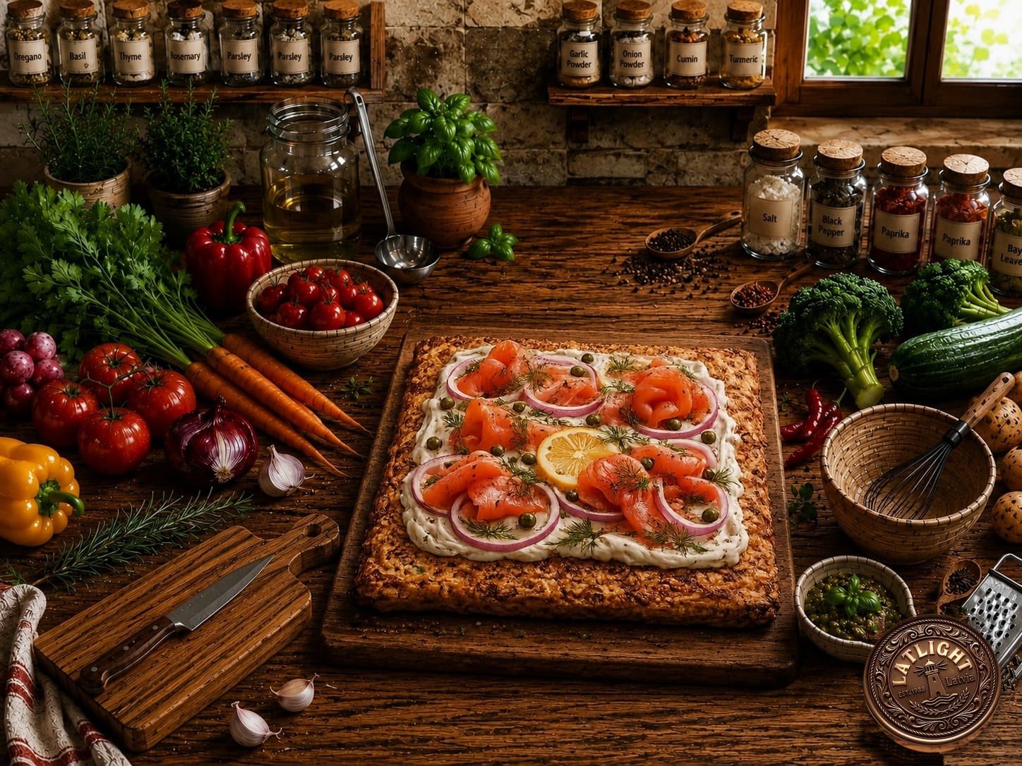 Картофельная пицца
