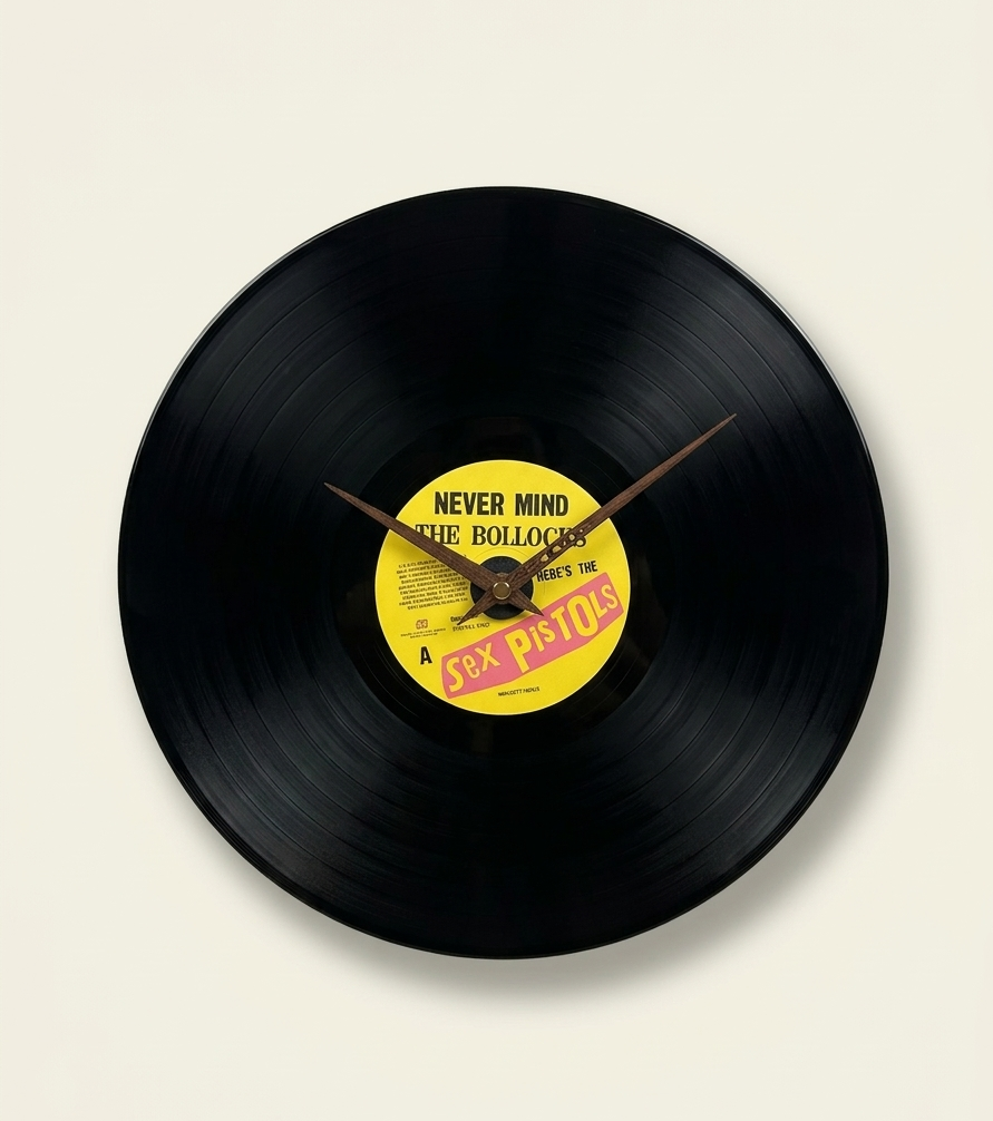 Vinyl Clock